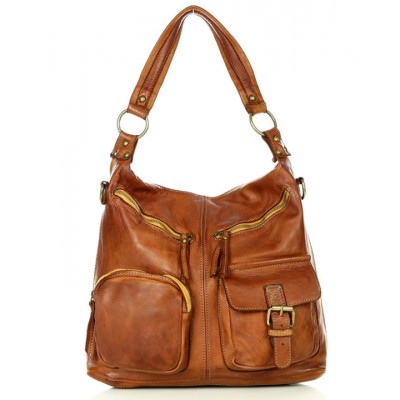 514■ Alltag Handtasche Schultertasche für Damen im Schwarz & Braun