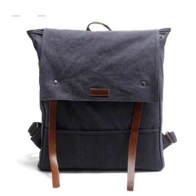 P15 NIVETTE™ Damen Rucksack dicke gewachste canvas mit naturleder. 2 Farben