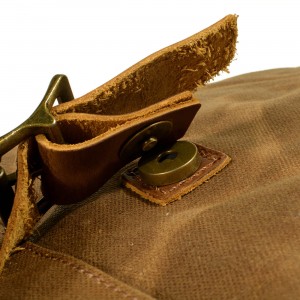 P16 WAX NORDIC™ groß unisex gewachste canvas und leder vintage rucksack. Damen / herren. 